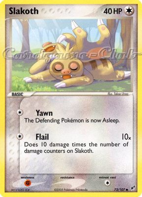 073 / 107 Slakoth comune (EN) -NEAR MINT-