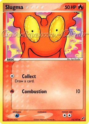 074 / 107 Slugma comune (EN) -NEAR MINT-