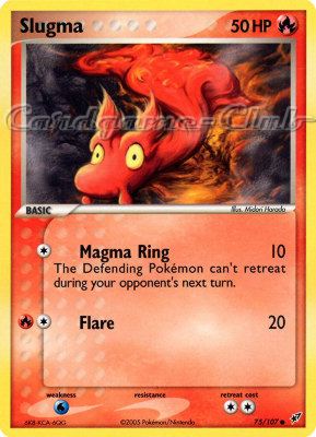 075 / 107 Slugma comune (EN) -NEAR MINT-