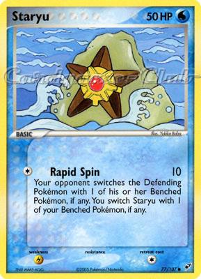 077 / 107 Staryu comune (EN) -NEAR MINT-