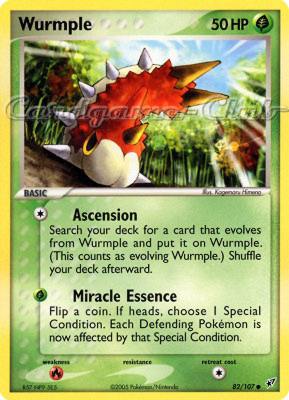 082 / 107 Wurmple comune (EN) -NEAR MINT-