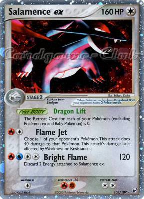 103 / 107 Salamence EX rara ex foil (EN) -NEAR MINT-