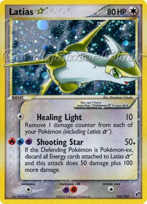 105 / 107 Latias "Star" rara "star" foil (EN) -NEAR MINT-