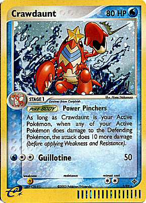 03 / 97 Crawdaunt rara foil (EN) -NEAR MINT-