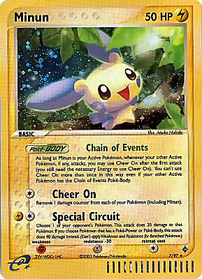 07 / 97 Minun rara foil (EN) -NEAR MINT-