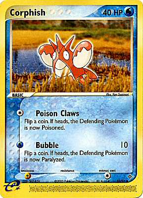 52 / 97 Corphish K 16 comune (EN) -NEAR MINT-