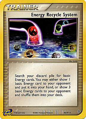 84 / 97 Energy Recycle System non comune (EN) -NEAR MINT-