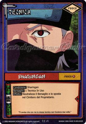 TE07 Sharingan rara foil -NEAR MINT-
