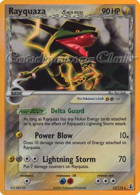 013 / 113 Rayquaza Delta Species rara foil (EN) -NEAR MINT-