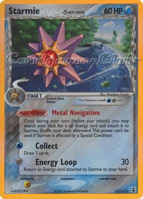 015 / 113 Starmie Delta Species rara foil (EN) -NEAR MINT-