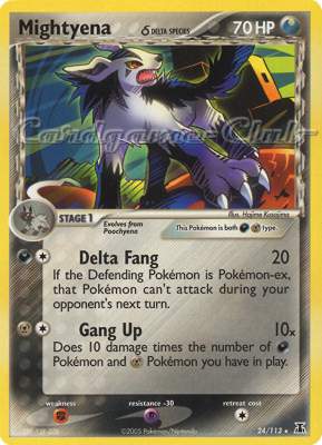 024 / 113 Mightyena Delta Species rara (EN) -NEAR MINT-