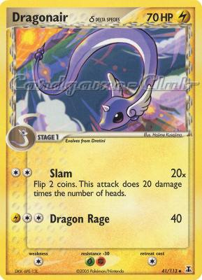 041 / 113 Dragonair Delta Species non comune (EN) -NEAR MINT-