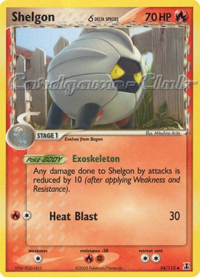 054 / 113 Shelgon Delta Species non comune (EN) -NEAR MINT-