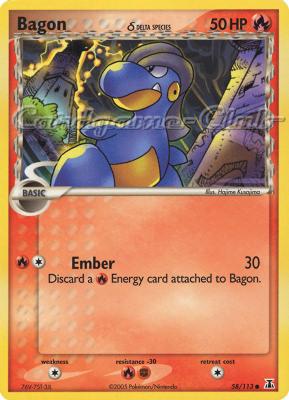 058 / 113 Bagon Delta Species comune (EN) -NEAR MINT-