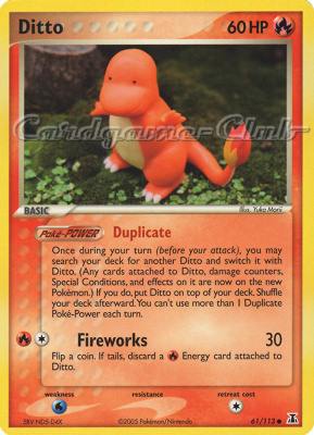 061 / 113 Ditto comune (EN) -NEAR MINT-