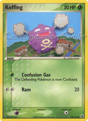 072 / 113 Koffing comune (EN) -NEAR MINT-