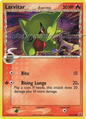 073 / 113 Larvitar Delta Species comune (EN) -NEAR MINT-