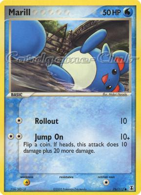 076 / 113 Marill comune (EN) -NEAR MINT-