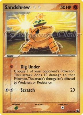 082 / 113 Sandshrew comune (EN) -NEAR MINT-