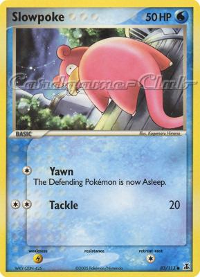 083 / 113 Slowpoke comune (EN) -NEAR MINT-