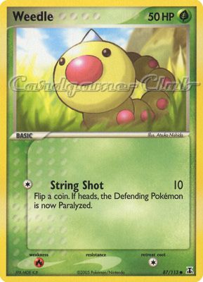 087 / 113 Weedle comune (EN) -NEAR MINT-