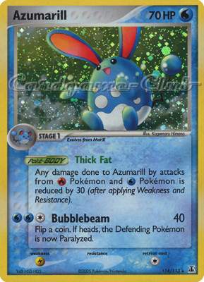114 / 113 Azumarill rara foil (EN) -NEAR MINT-