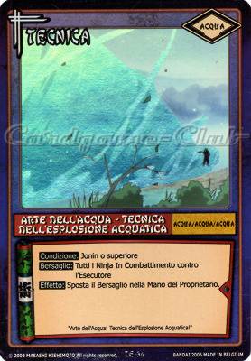 TE34 Arte dell'acqua-Tecnica dell'esplosione acquatica rara foil -NEAR MINT-