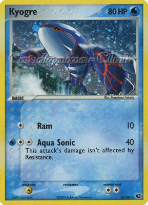 006 / 106 Kyogre rara foil (EN) -NEAR MINT-