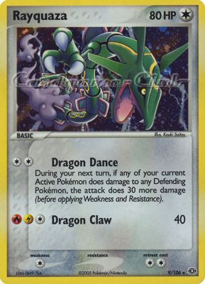 009 / 106 Rayquaza rara foil (EN) -NEAR MINT-