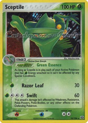 010 / 106 Sceptile rara foil (EN) -NEAR MINT-