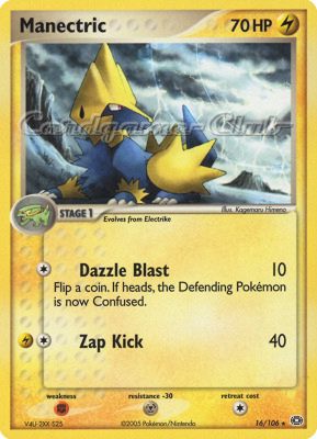 016 / 106 Manectric rara (EN) -NEAR MINT-