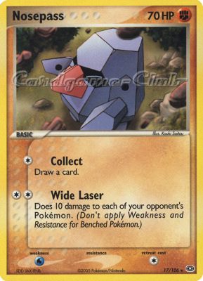 017 / 106 Nosepass rara (EN) -NEAR MINT-