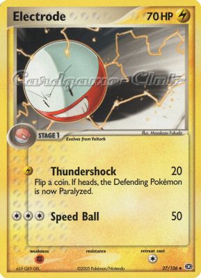 027 / 106 Electrode non comune (EN) -NEAR MINT-