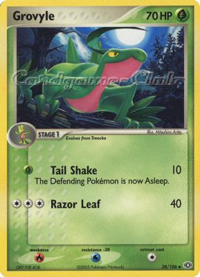 028 / 106 Grovyle non comune (EN) -NEAR MINT-