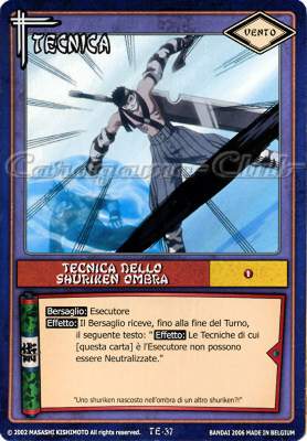TE37 Tecnica dello Shuriken ombra comune -NEAR MINT-