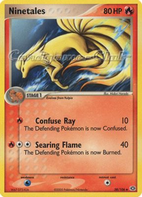 038 / 106 Ninetales non comune (EN) -NEAR MINT-