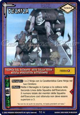 TE41 Tecnica del richiamo-Arte della terra-Artigli inseguitori sotterranei comune -NEAR MINT-