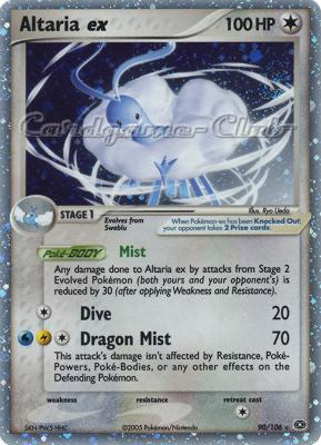 090 / 106 Altaria EX rara ex foil (EN) -NEAR MINT-