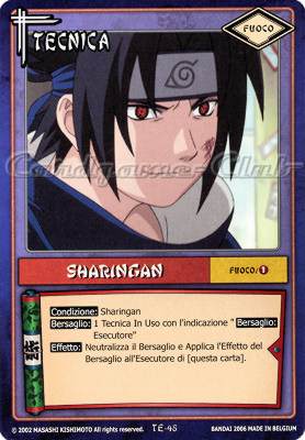 TE48 Sharingan comune -NEAR MINT-