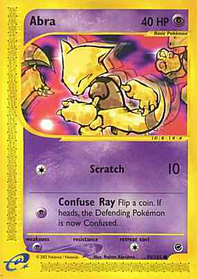 093 / 165 Abra comune (EN) -NEAR MINT-