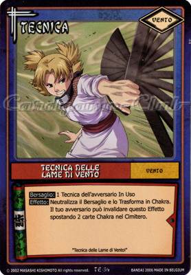 TE54 Tecnica delle lame di vento rara foil -NEAR MINT-