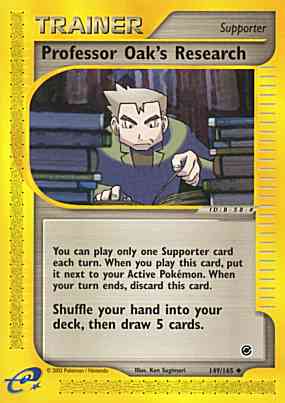 149 / 165 Professor Oak's Research non comune (EN) -NEAR MINT-