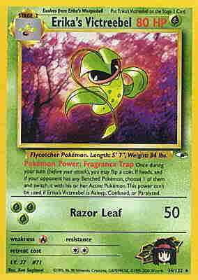 026 / 132 Erika's Victreebel rara unlimited (EN) -NEAR MINT-