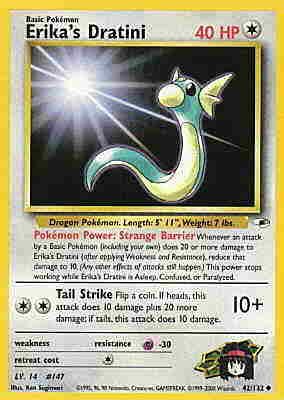 042 / 132 Erika's Dratini non comune unlimited (EN) -NEAR MINT-