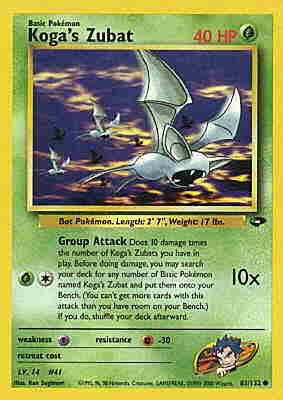 083 / 132 Koga's Zubat comune unlimited (EN) -NEAR MINT-