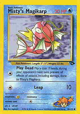 088 / 132 Misty's Magikarp comune unlimited (EN) -NEAR MINT-