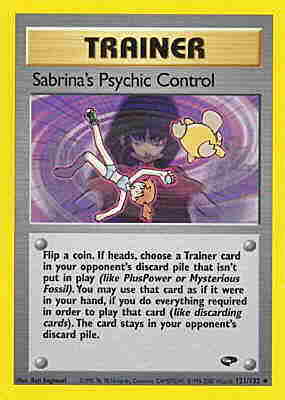 121 / 132 Sabrina's Psychic Control non comune unlimited (EN) -NEAR MINT-