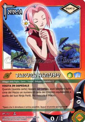 NI120 Sakura Haruno comune -NEAR MINT-