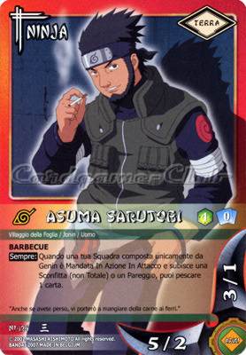 NI124 Asuma Sarutobi comune -NEAR MINT-