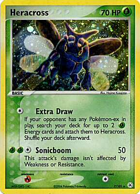 007 / 101 Heracross rara foil (EN) -NEAR MINT-